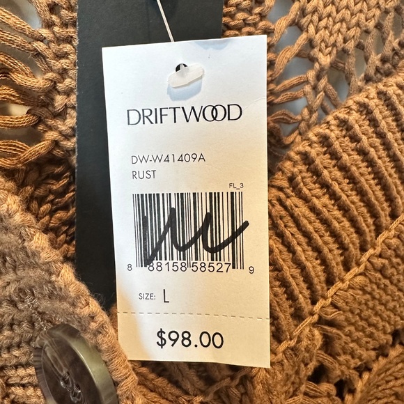 NWT Driftwood Brown Knit Cardigan Sweater - Picture 5 of 8